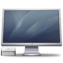 Cinema Display +Macmini(graphite) icon